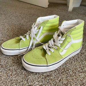 Green High Top Old Skool Vans